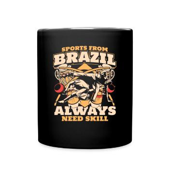 Sportarten aus Brasilien brauchen immer Geschicklichkeit Ginga-Tanz - Tasse einfarbig - Schwarz - Vorne