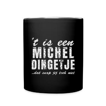 Cool shirts design with name Michel, - Full Colour Mug - black - Front