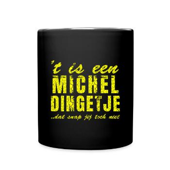 Personalised quote shirt design Michel - Full Colour Mug - black - Front