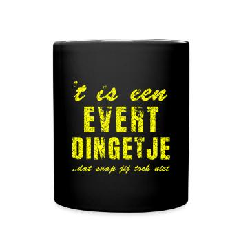 Personalised gifts for Evert - Full Colour Mug - black - Front