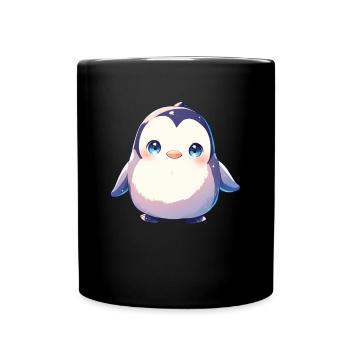 Pingouin Kawaii Pingouin mignon - Mug uni - noir - Devant