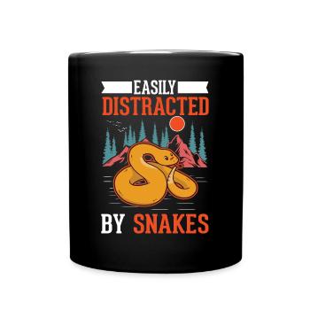 Snakes Owner Corn Snake Snake - Full Colour Mug - black - Front