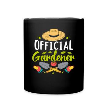 Landscaper Hobby Gardener Gardening - Official Gar - Full Colour Mug - black - Front