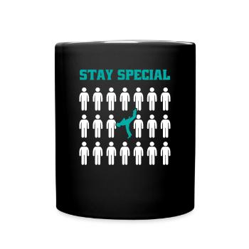 Stay Special Ginga Capoeirista Tanzprofi - Tasse einfarbig - Schwarz - Vorne