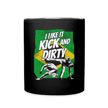 I Like It Kick And Dirty Ginga Capoeirista Dance - Full Colour Mug - black - Front