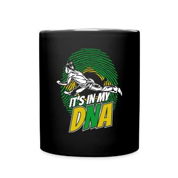 Es ist in meiner DNA Ginga Capoeirista Tanz - Tasse einfarbig - Schwarz - Vorne
