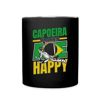 La capoeira me rend heureux Capoeirista Ginga Dance - Mug uni - noir - Devant