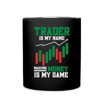 Trading Crypto Stock Market Investor Day Trader - Mug uni - noir - Devant