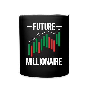 Trading Crypto Stock Market Investor Day Trader - Mug uni - noir - Devant