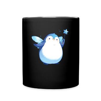 Pingouin Fée Kawaii Pingouin Mignon - Mug uni - noir - Devant