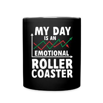 Trading Crypto Stock Market Investor Day Trader - Mug uni - noir - Devant