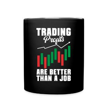 Trading Crypto Stock Market Investor Day Trader - Mug uni - noir - Devant