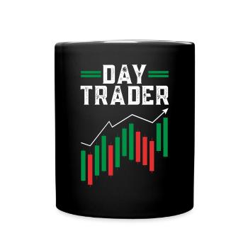 Trading Crypto Stock Market Investor Day Trader - Mug uni - noir - Devant