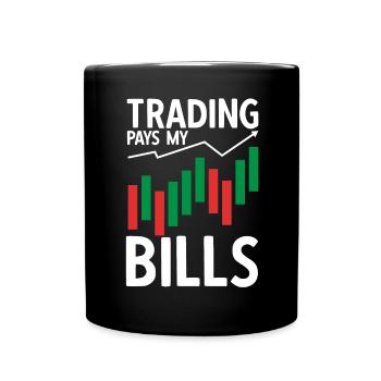 Trading Crypto Stock Market Investor Day Trader - Mug uni - noir - Devant