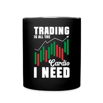 Trading Crypto Stock Market Investor Day Trader - Mug uni - noir - Devant