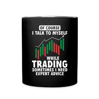 Trading Crypto Stock Market Investor Day Trader - Mug uni - noir - Devant