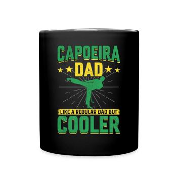 Capoeira Dad comme un papa normal mais plus cool - Mug uni - noir - Devant