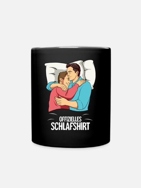 Chemise de nuit officielle pour homme gay - Mug uni - noir