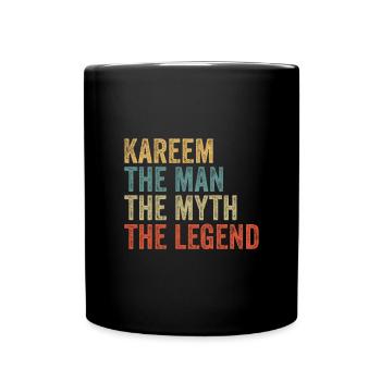Kareem the man the myth - Full Colour Mug - black - Front