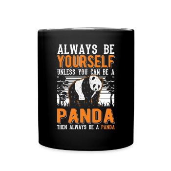 Soyez toujours vous-même Panda - Mug uni - noir - Devant