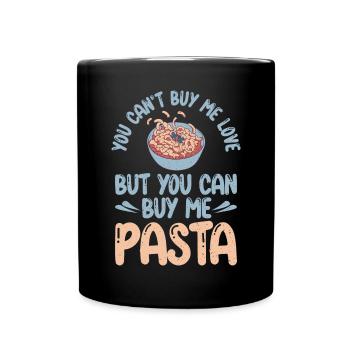 Pasta Lover Gifts - Full Colour Mug - black - Front