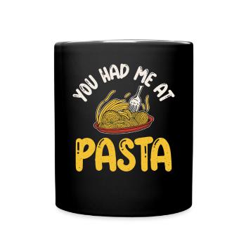 Pasta Lover Gifts - Full Colour Mug - black - Front