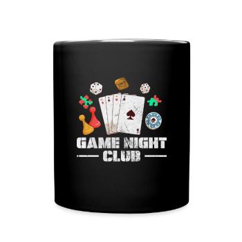 Brettspiel - Tasse einfarbig - Schwarz - Vorne