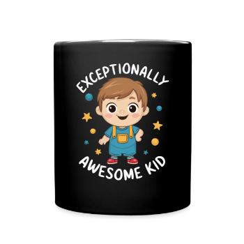AuDHD Autism ADHD Autistic Spectrum Neurodiversity - Full Colour Mug - black - Front
