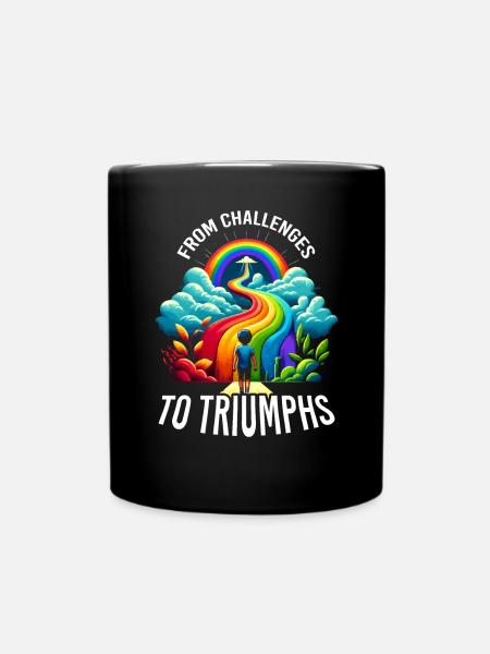 AuDHD Autisme TDAH Spectre autistique Neurodiversité - Mug uni - noir