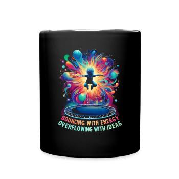 AuDHD Autisme TDAH Spectre autistique Neurodiversité - Mug uni - noir - Devant