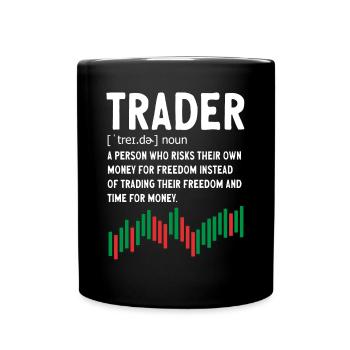 Trading Crypto Stock Market Investor Day Trader - Mug uni - noir - Devant