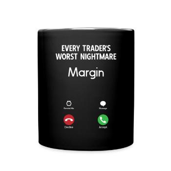 Trading Crypto Stock Market Investor Day Trader - Full Colour Mug - black - Front
