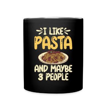 Pasta Lover Gifts - Full Colour Mug - black - Front