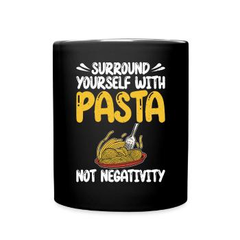 Pasta Lover Gifts - Full Colour Mug - black - Front