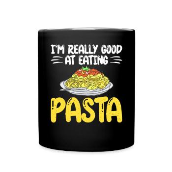 Pasta Lover Gifts - Full Colour Mug - black - Front