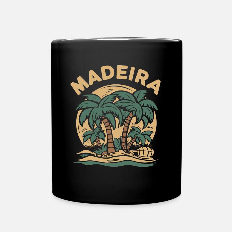 Madeira Portugal - Full Colour Mug - black