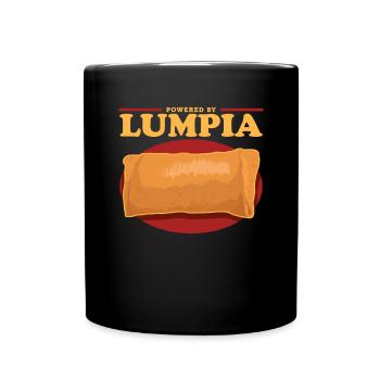 Lumpia Spring Roll Loempia Gift - Full Colour Mug - black - Front