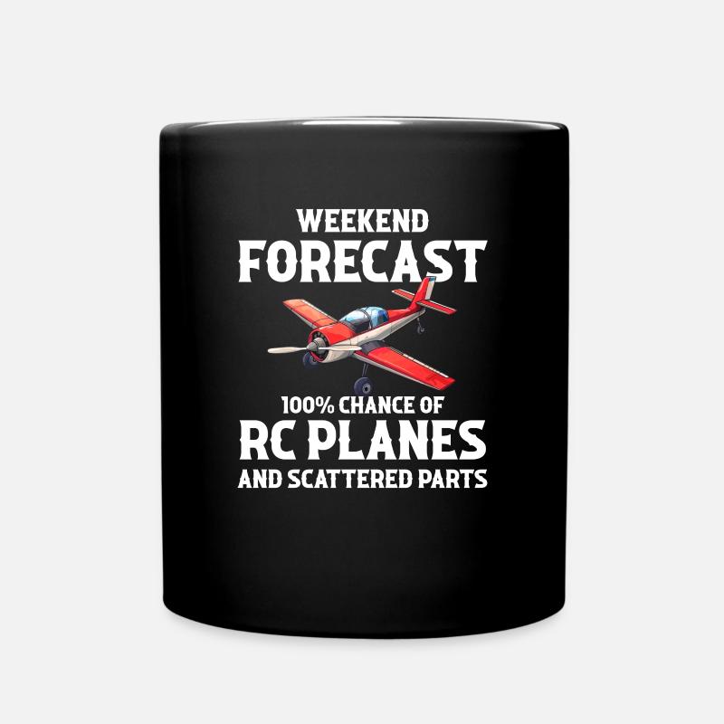 Still Playing With Airplanes RC Plane - Tasse einfarbig - Schwarz
