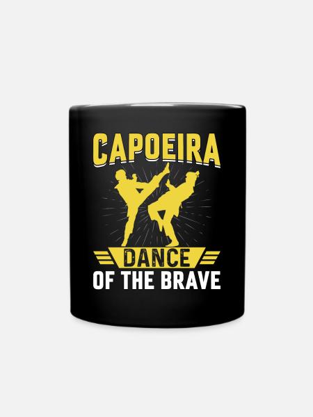 Capoeira-Tanz der Tapferen - Tasse einfarbig - Schwarz