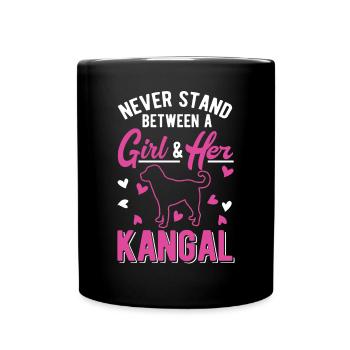 Kangal Girl Anatolian Shepherd Dog - Full Colour Mug - black - Front