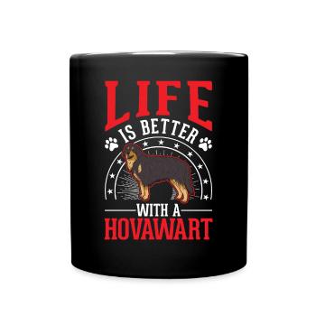 Life is better with Hovawarts - Full Colour Mug - black - Front