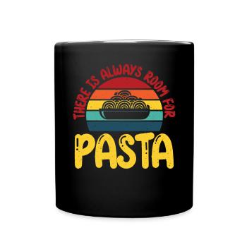 Pasta Lover Gifts - Tasse einfarbig - Schwarz - Vorne