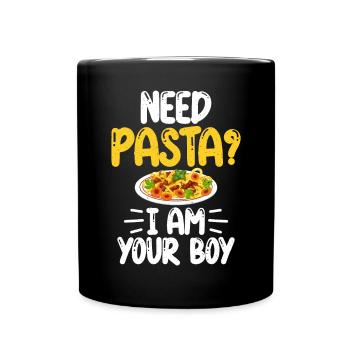 Pasta Lover Gifts - Full Colour Mug - black - Front