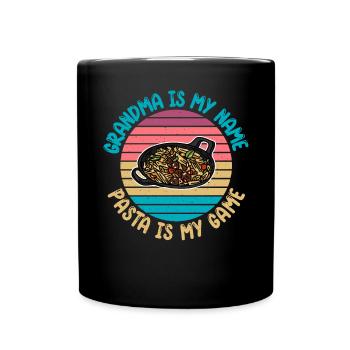 Pasta Lover Gifts - Full Colour Mug - black - Front