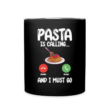 Pasta Lover Gifts - Full Colour Mug - black - Front