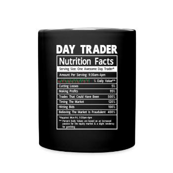 Trading Crypto Stock Market Investor Day Trader - Mug uni - noir - Devant