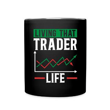 Trading Crypto Stock Market Investor Day Trader - Mug uni - noir - Devant