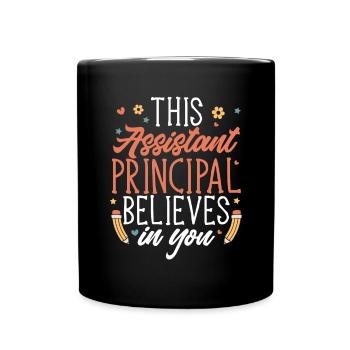 Directeur adjoint - Mug uni - noir - Devant