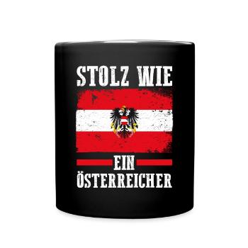 Austrians Austria - Full Colour Mug - black - Front