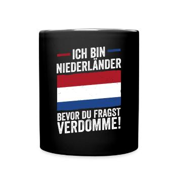 Pays-Bas Pays-Bas Pays-Bas - Mug uni - noir - Devant